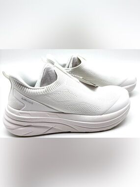 New in Box Airhas All-White Slip-On Athletic Walking Sneakers 8